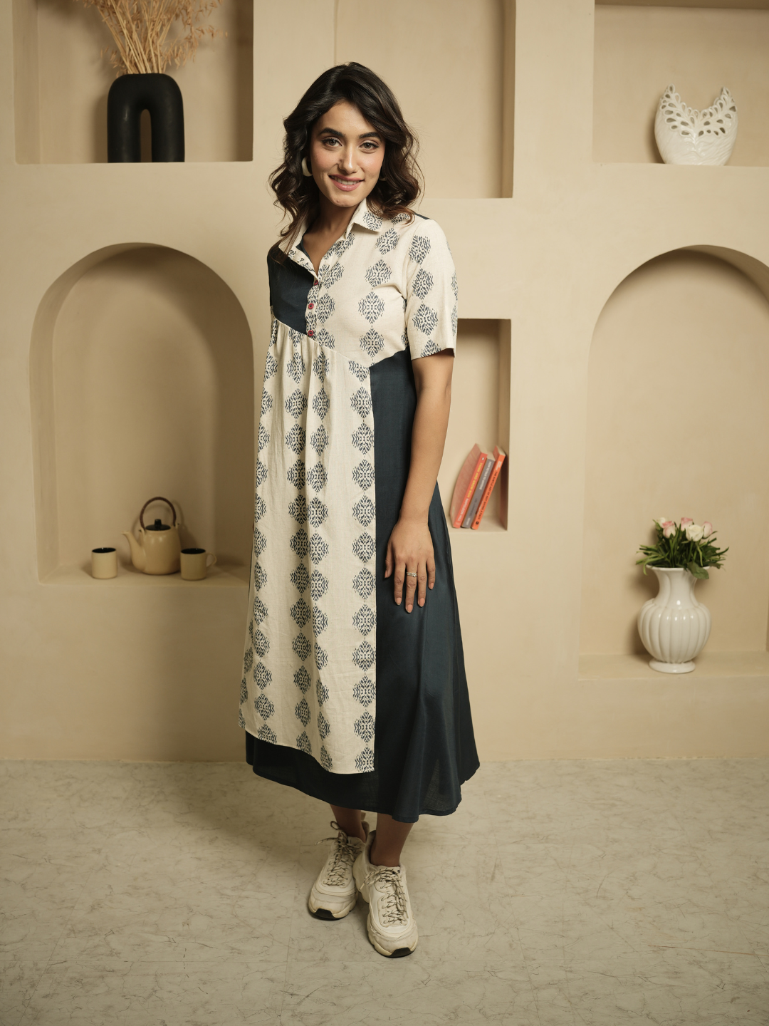 Eccentric Edge Asymmetrical Dress