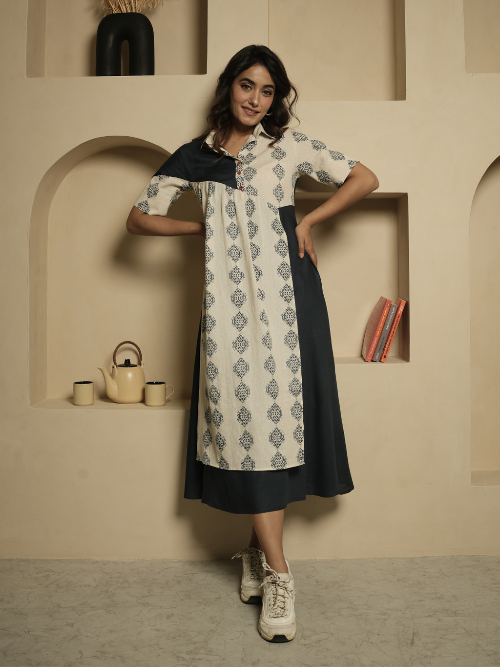 Eccentric Edge Asymmetrical Dress