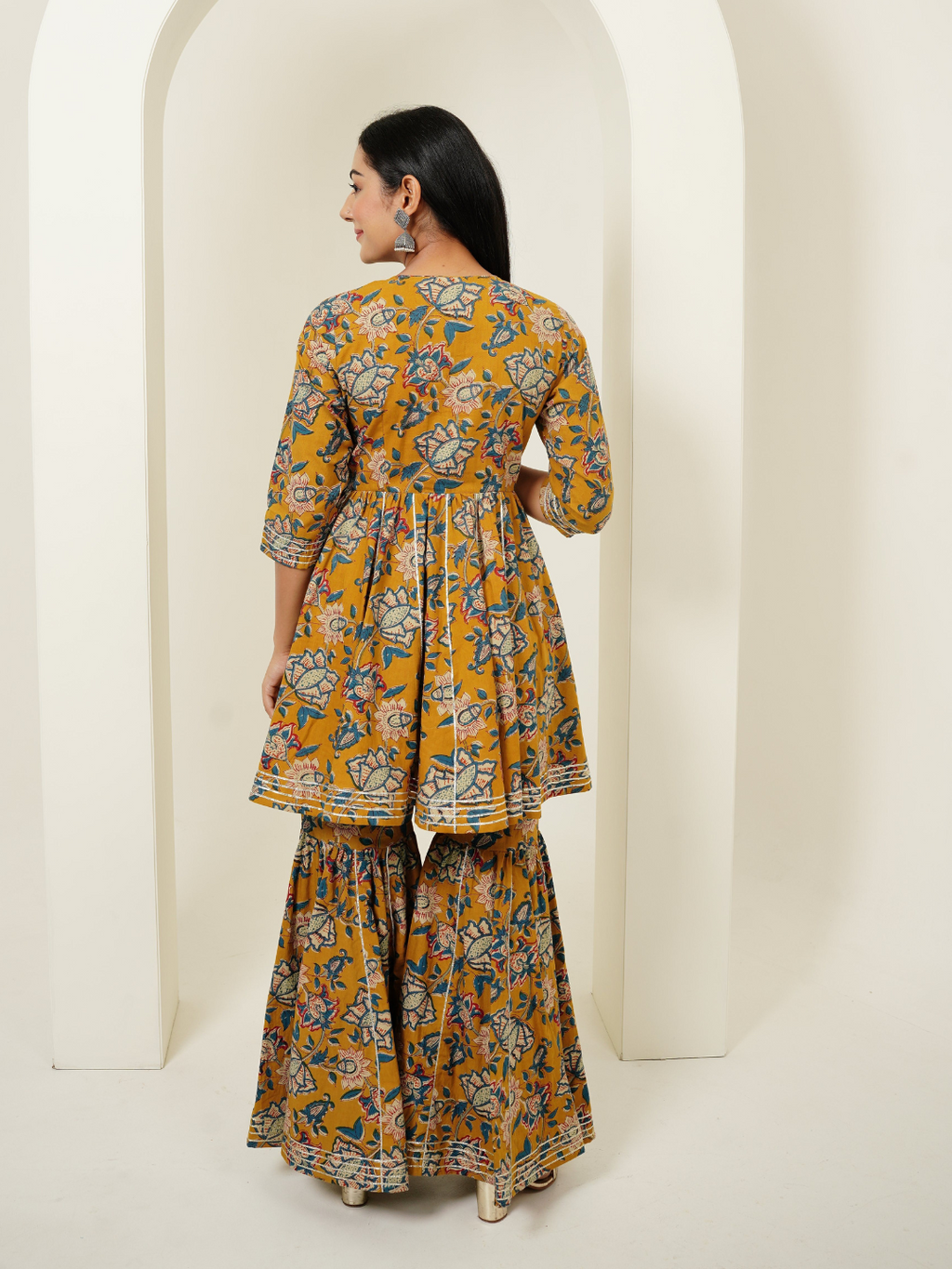Sharara Set in Kalamkari Design