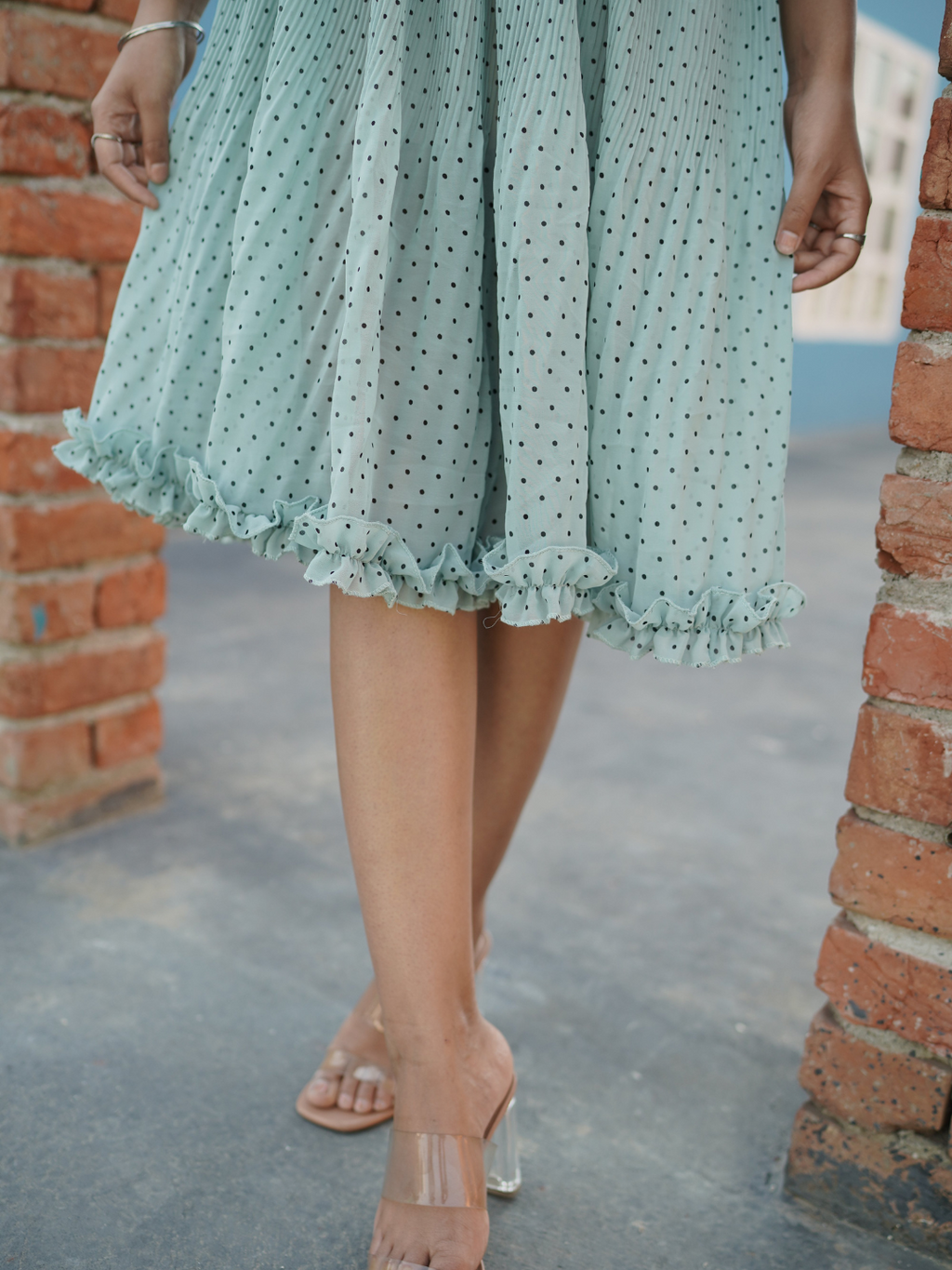 Polka Dots Short Dress