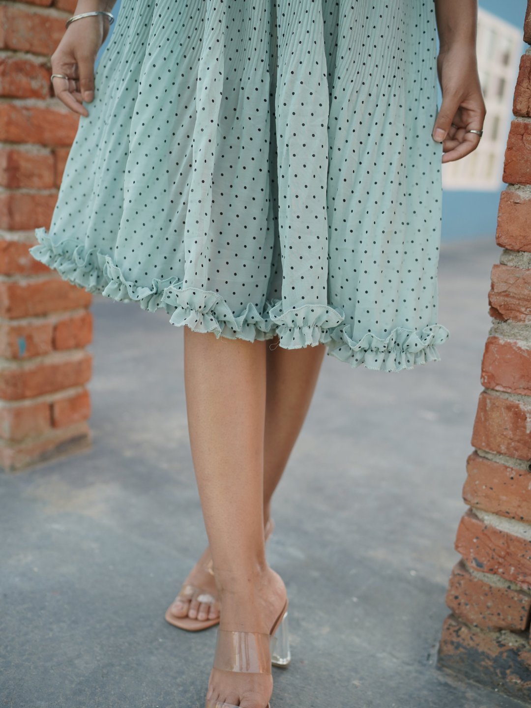 Polka Dots Short Dress