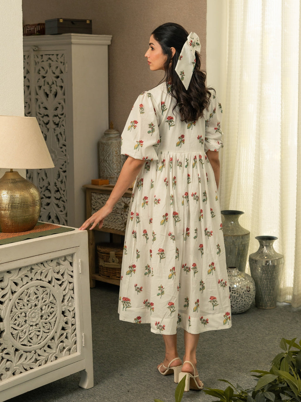 Garden Grace Cotton Dress