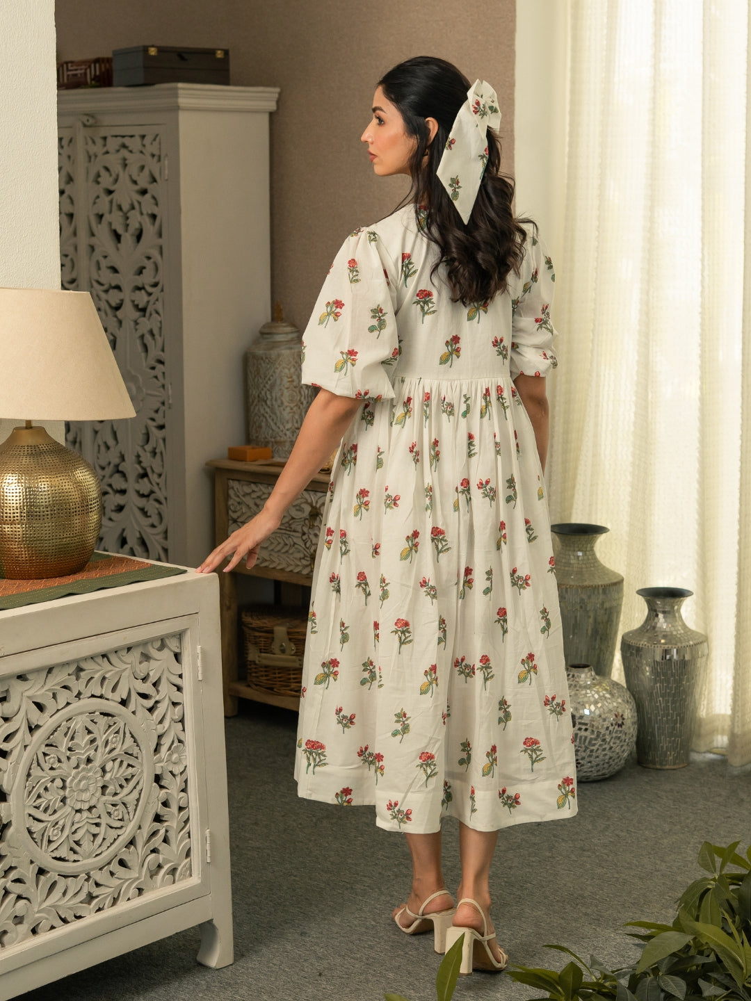Garden Grace Cotton Dress