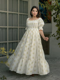 Lemon Sorbet Block Printed Dress