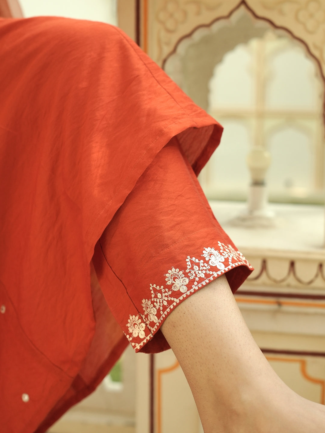 Saffron Glow Kurta Set