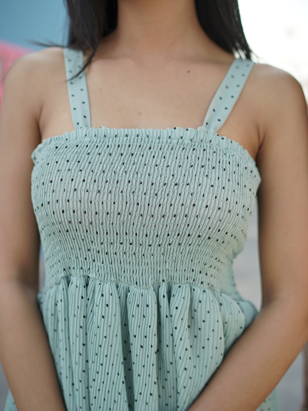 Polka Dots Short Dress