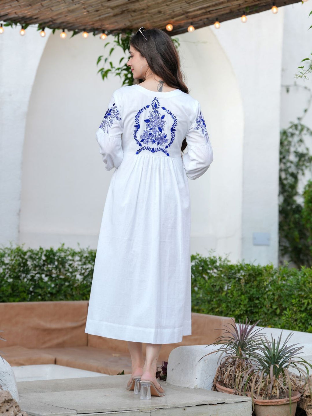 Azure Blossom Dress